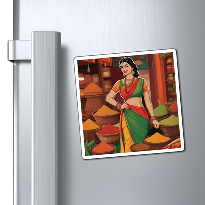 National Herbs and Spices Day II Pin Up Girl Magnet