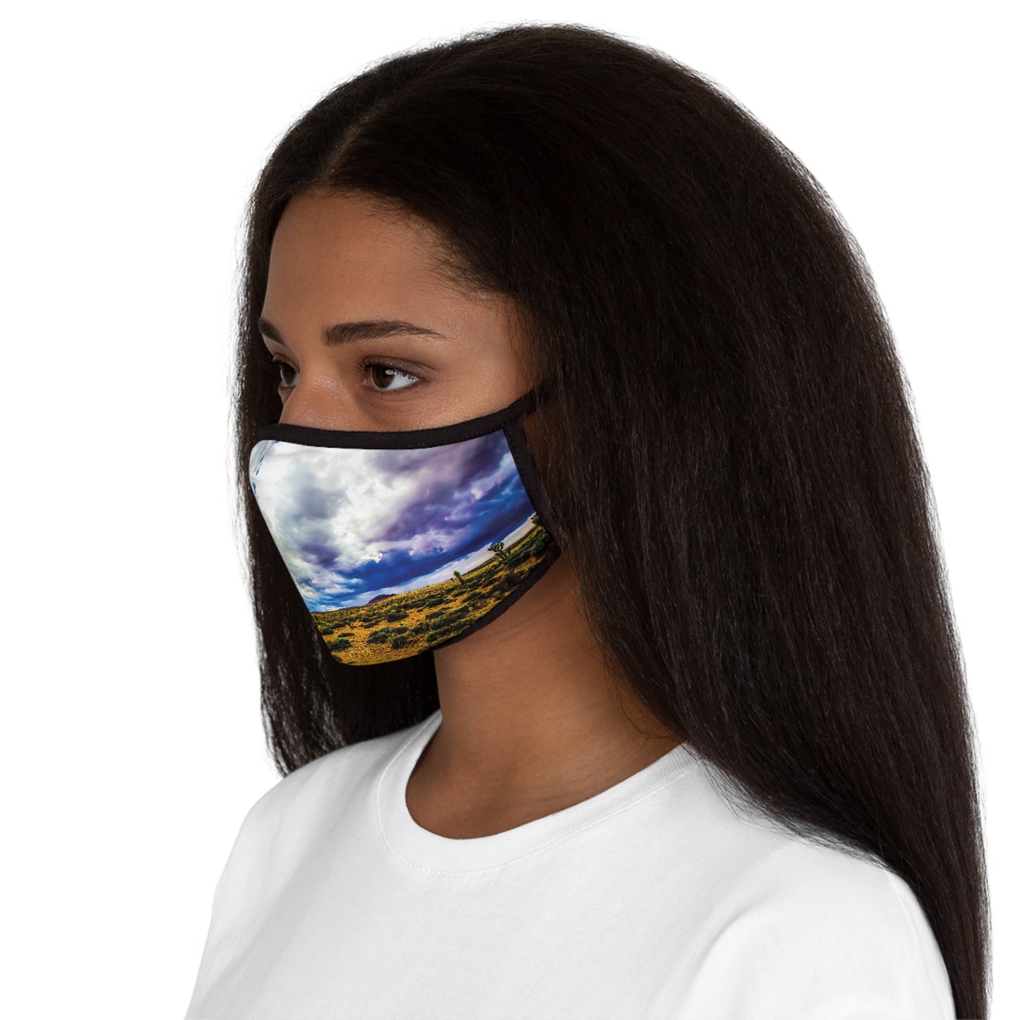 Nevada Fitted Polyester Face Mask