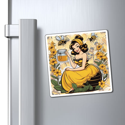 National Honey Bee Day III Pin Up Girl Magnet