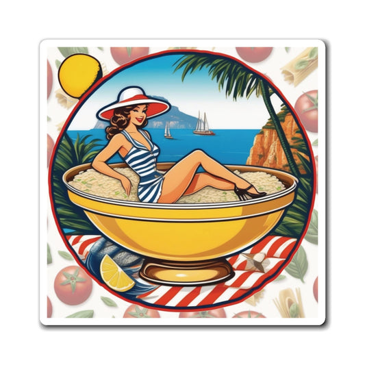 National Risotto Day Pin Up Girl Magnet