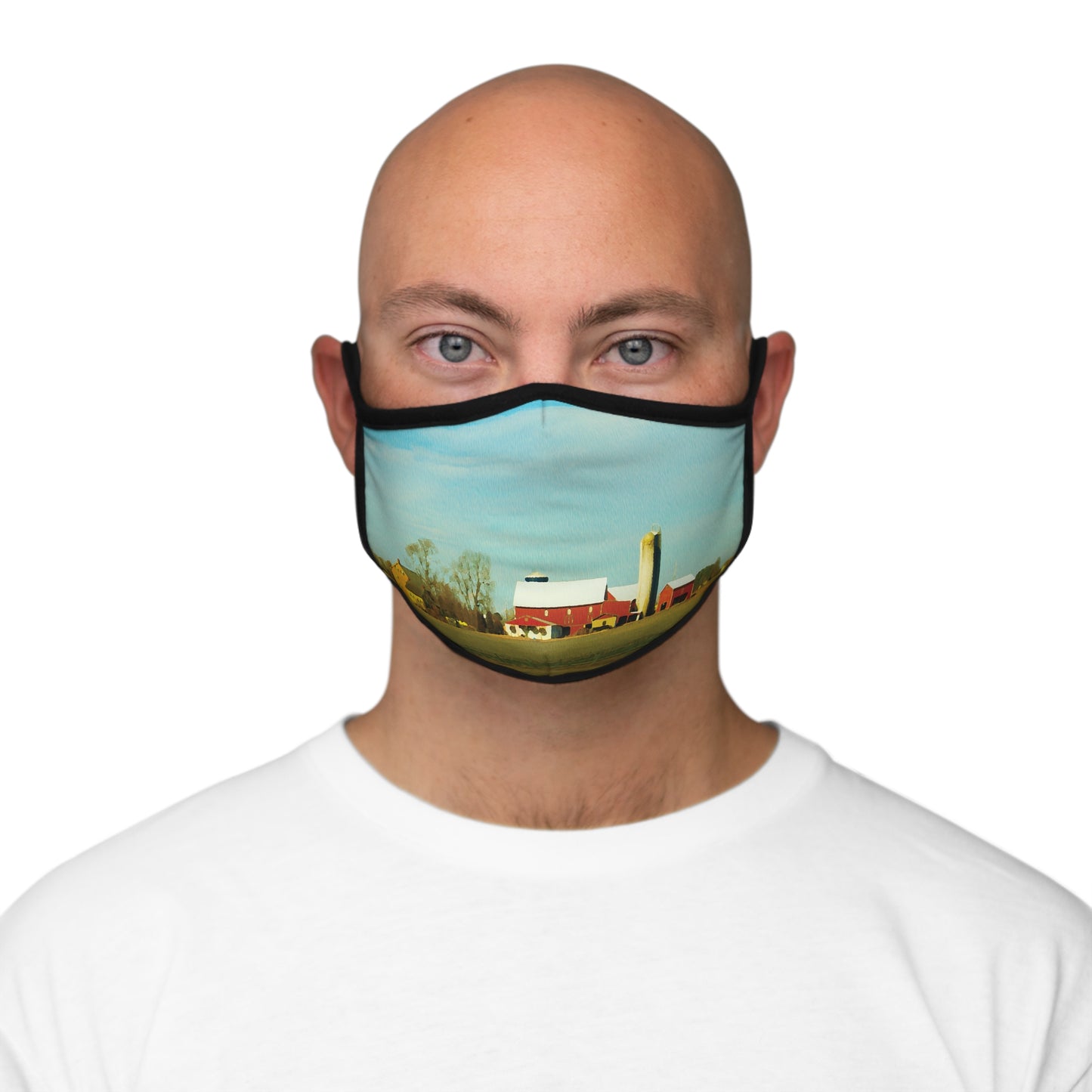 Lancaster PA Fitted Polyester Face Mask