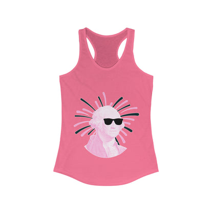 G Dub in Pink Racerback Tank