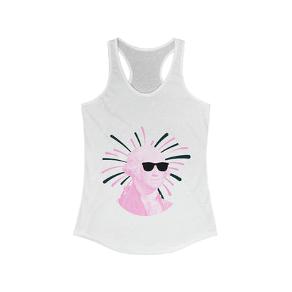 G Dub in Pink Racerback Tank