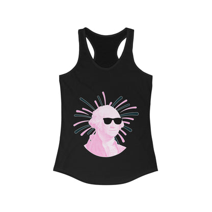 G Dub in Pink Racerback Tank