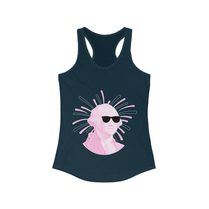 G Dub in Pink Racerback Tank