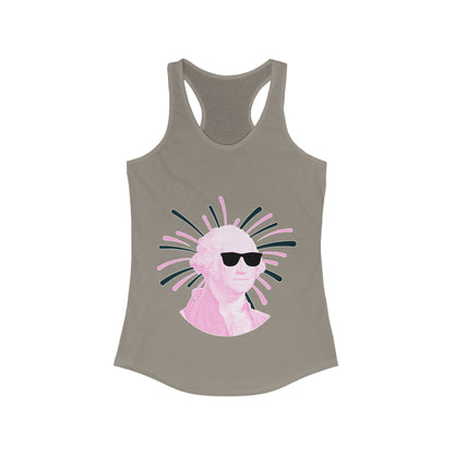 G Dub in Pink Racerback Tank