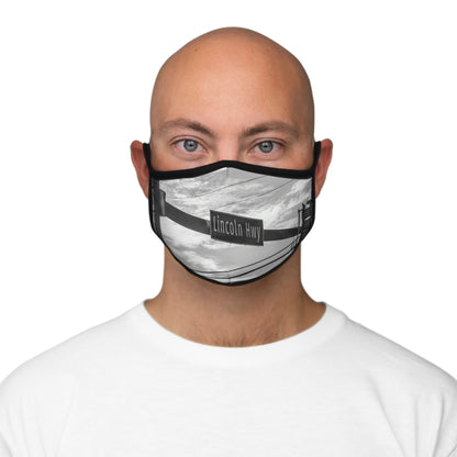 Lincoln Highway Fitted Polyester Face Mask