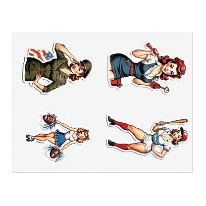 Pin Up Girl Sticker Sheets - Holidays Collection Set III