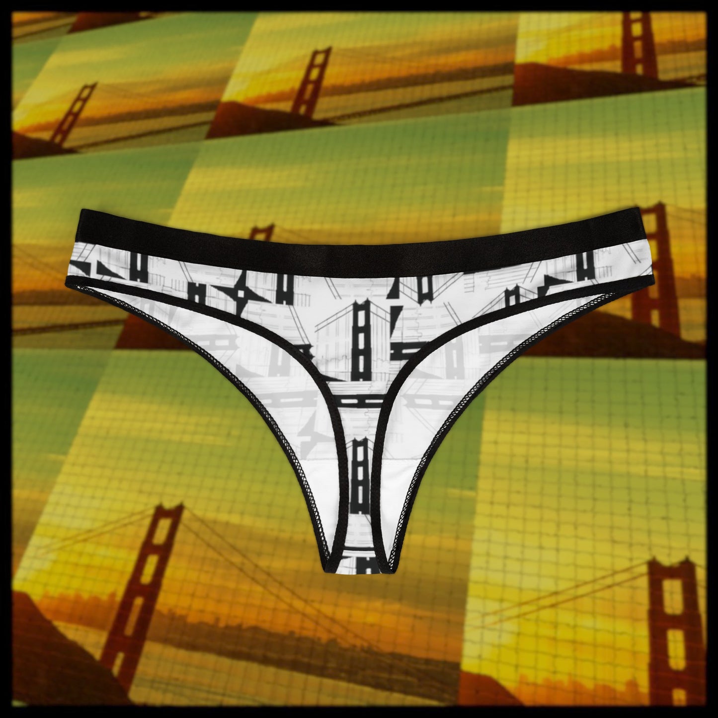 Golden Gate Bridge Women's Thong