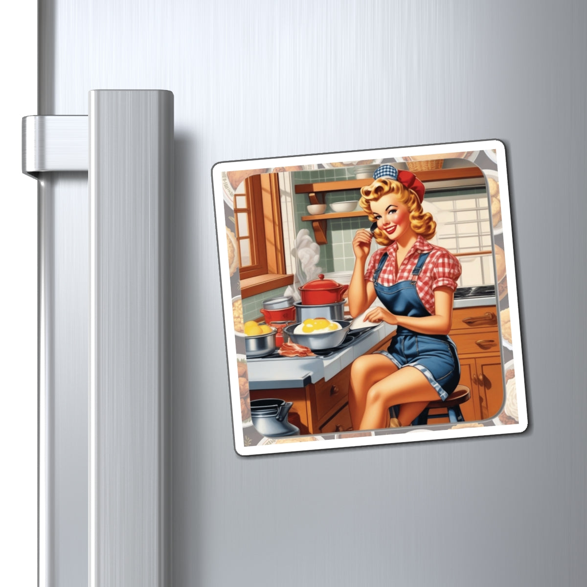 National Grits Day VI Pin Up Girl Magnet