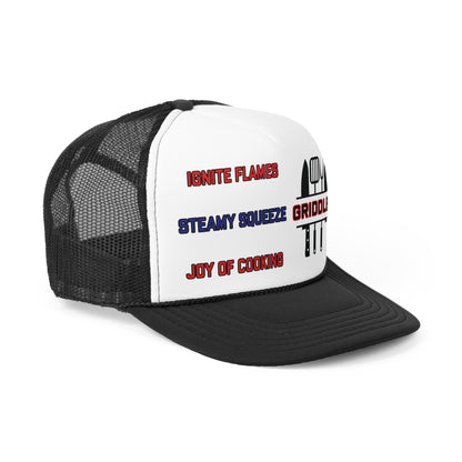 Ignite Flames, Steamy Squeeze, Joy of Cooking Trucker Cap