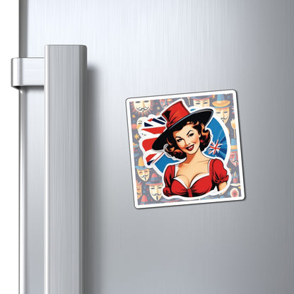 Guy Fawkes Day II Pin Up Girl Magnet