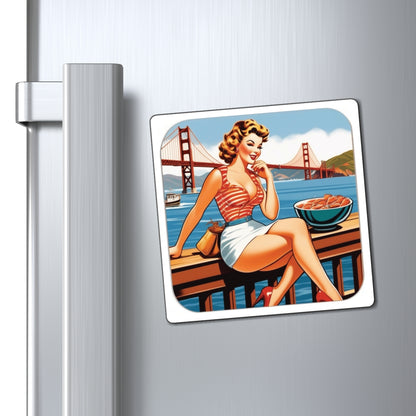 National Cioppino Day Pin Up Girl Magnet