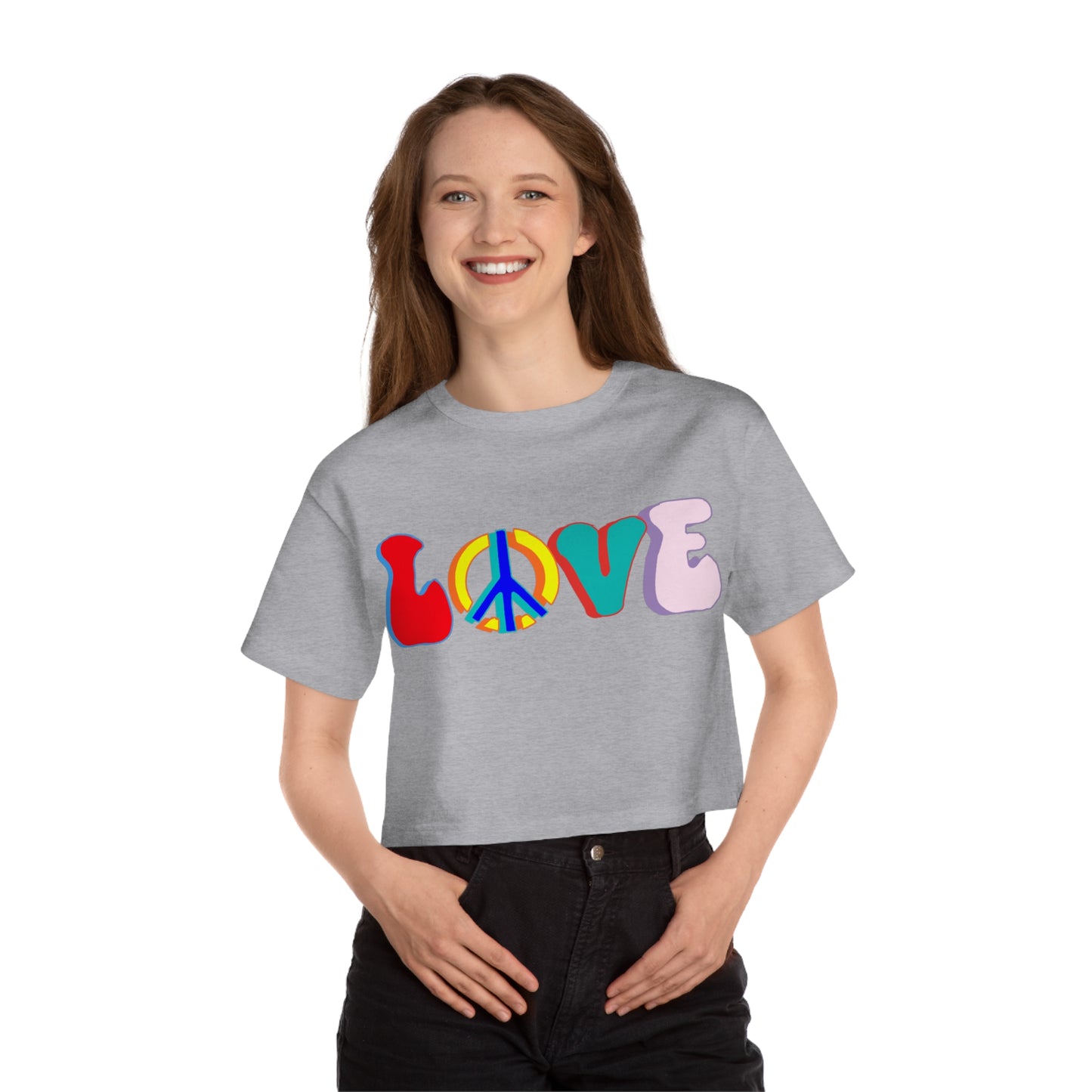 Love Women's Cropped T-Shirt