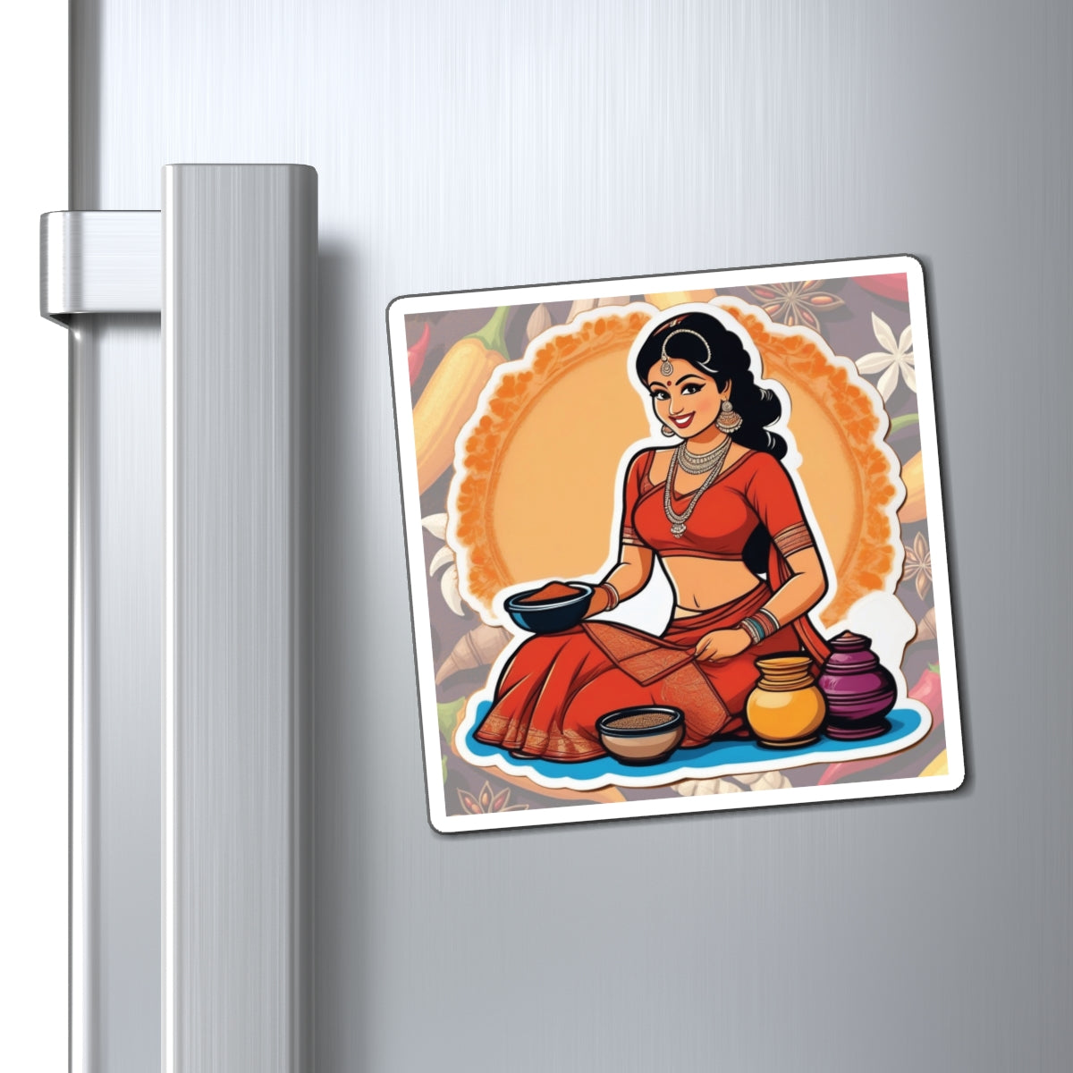 National Herbs and Spices Day V Pin Up Girl Magnet