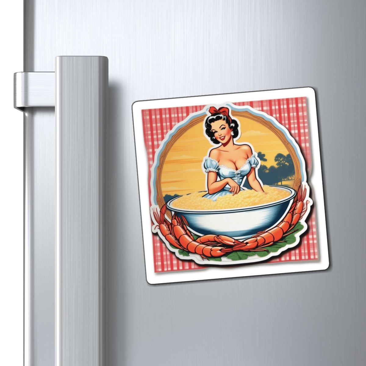 National Grits Day VIII Pin Up Girl Magnet