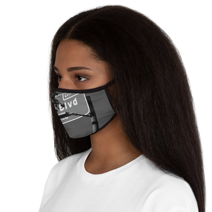 Travis Blvd Fitted Polyester Face Mask