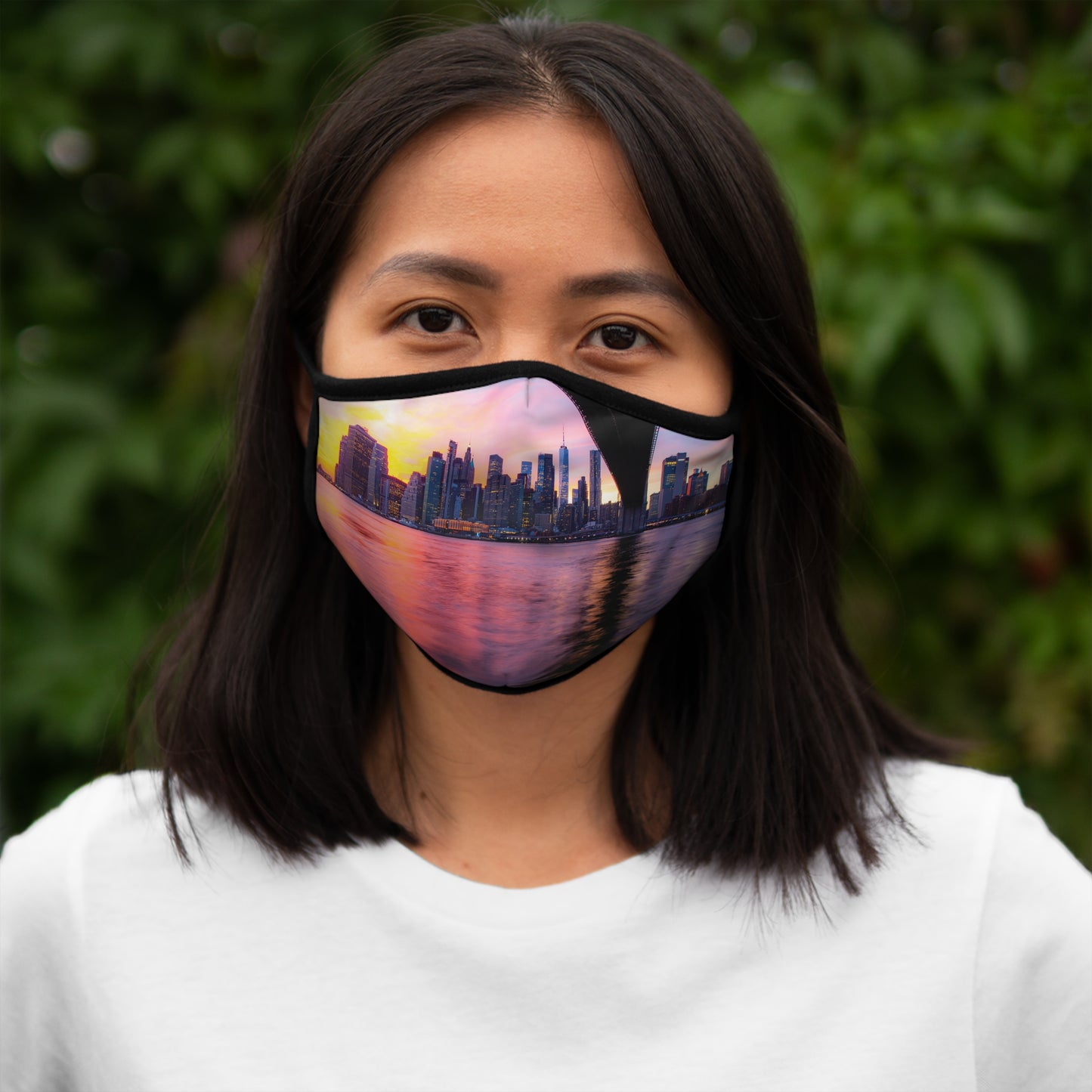 Manhattan Fitted Polyester Face Mask