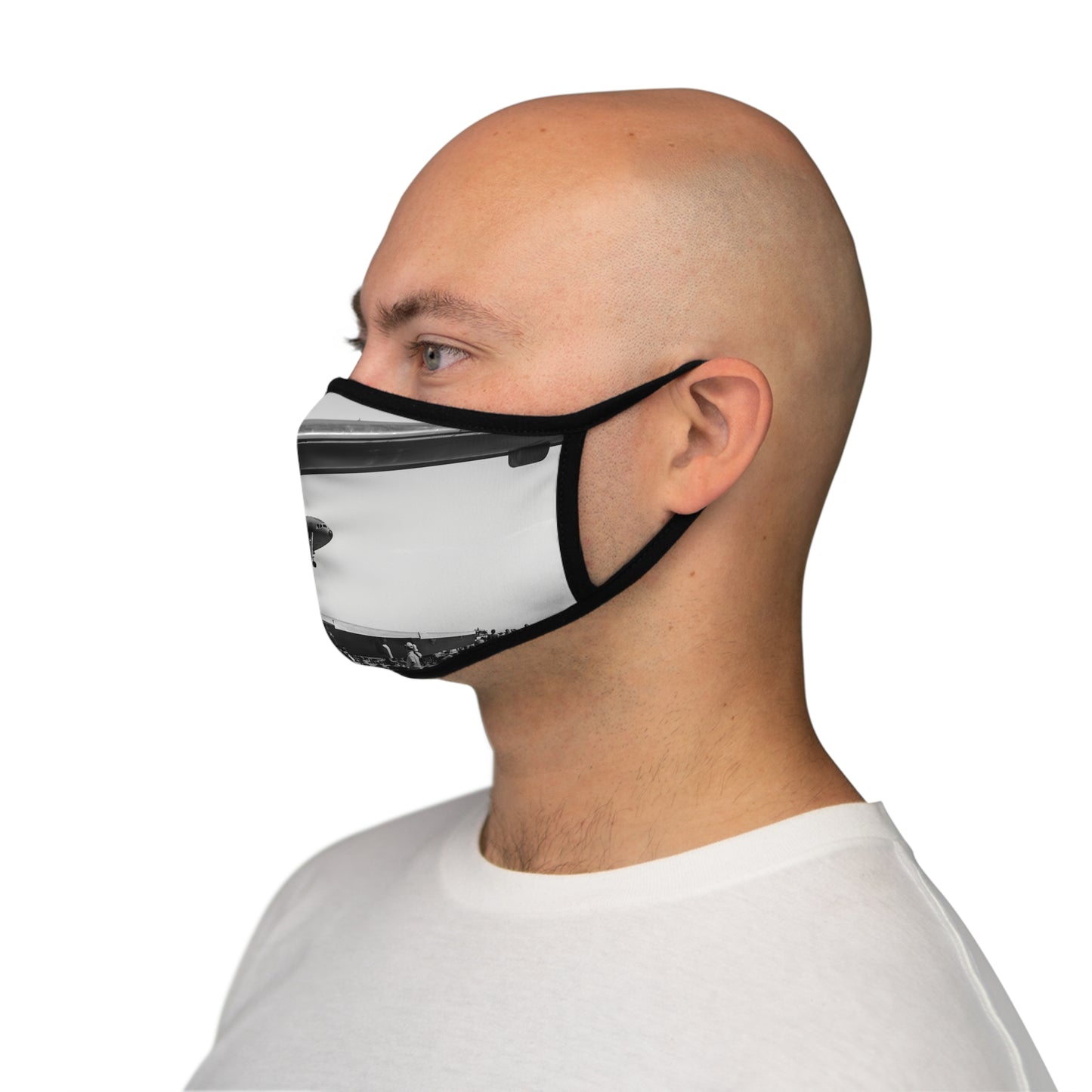 Big Heavy Fitted Polyester Face Mask