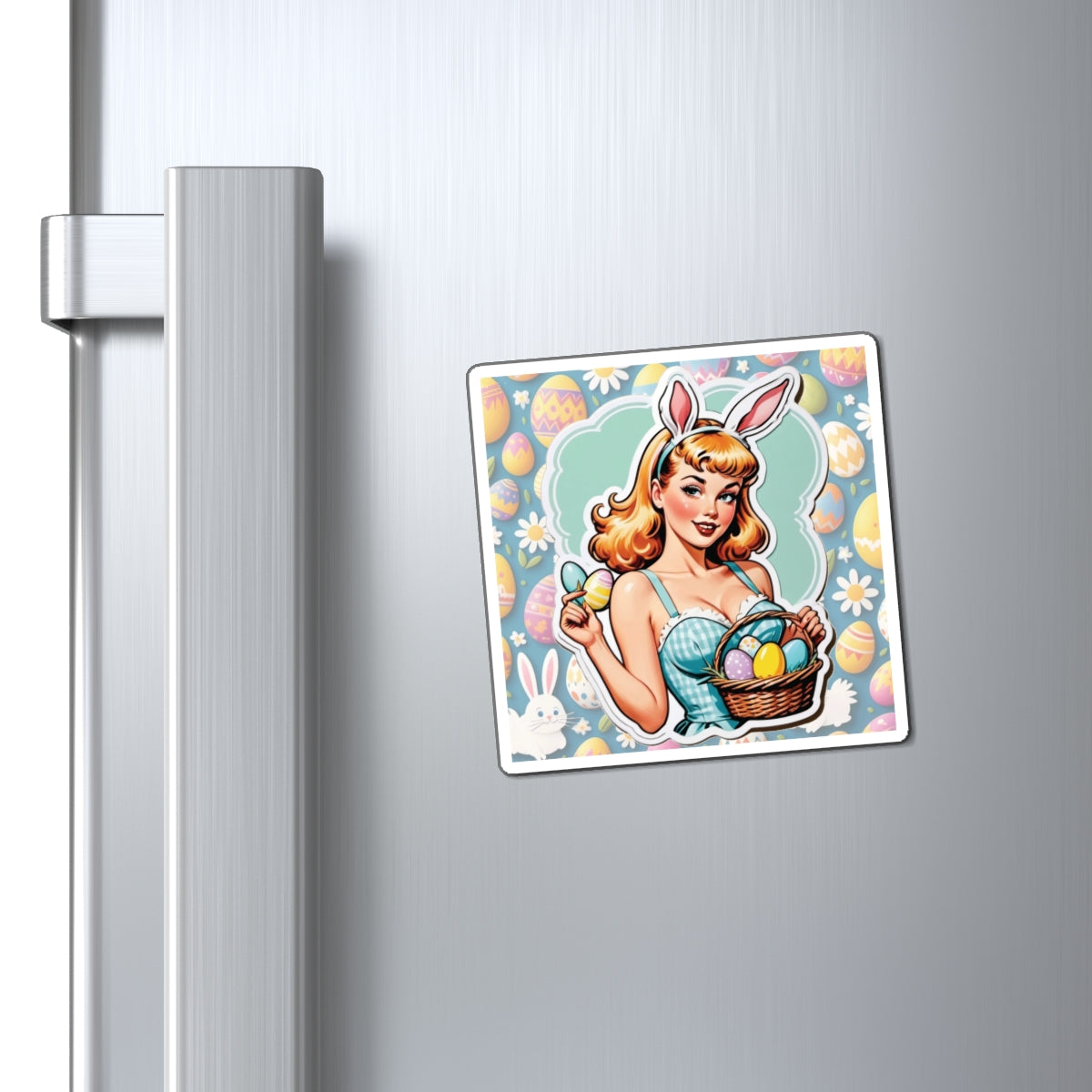 Easter II Pin Up Girl Magnet