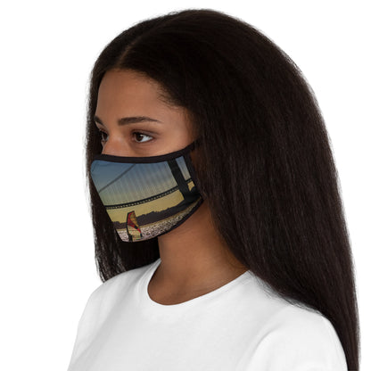 Wind Surfer Fitted Polyester Face Mask