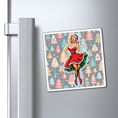 Christmas IV Pin Up Girl Magnet