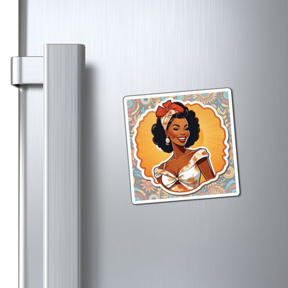 Juneteenth II Pin Up Girl Magnet