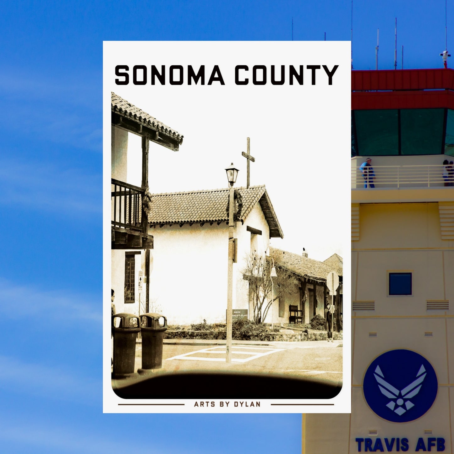 Arts by Dylan: Sonoma County Travel Poster