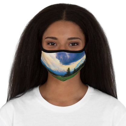 Mt. Shasta Highway 97 Polyester Face Mask