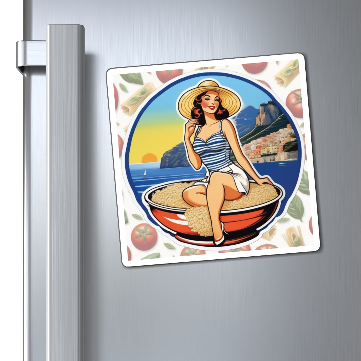 National Risotto Day IV Pin Up Girl Magnet