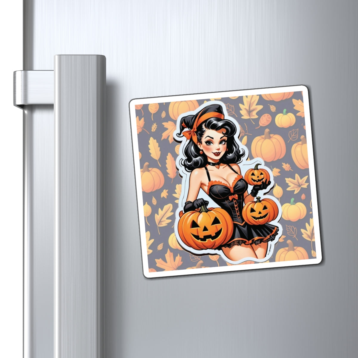 Halloween Pin Up Girl Magnet