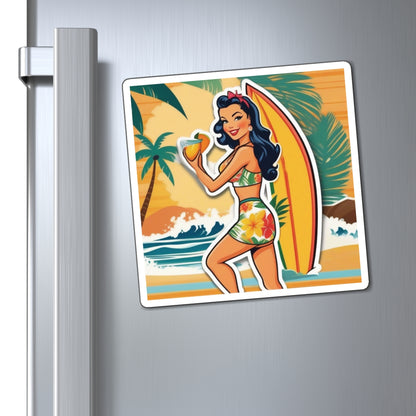 National Mango Day III Pin Up Girl Magnet