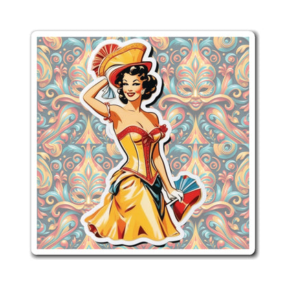 Carnival II Pin Up Girl Magnet