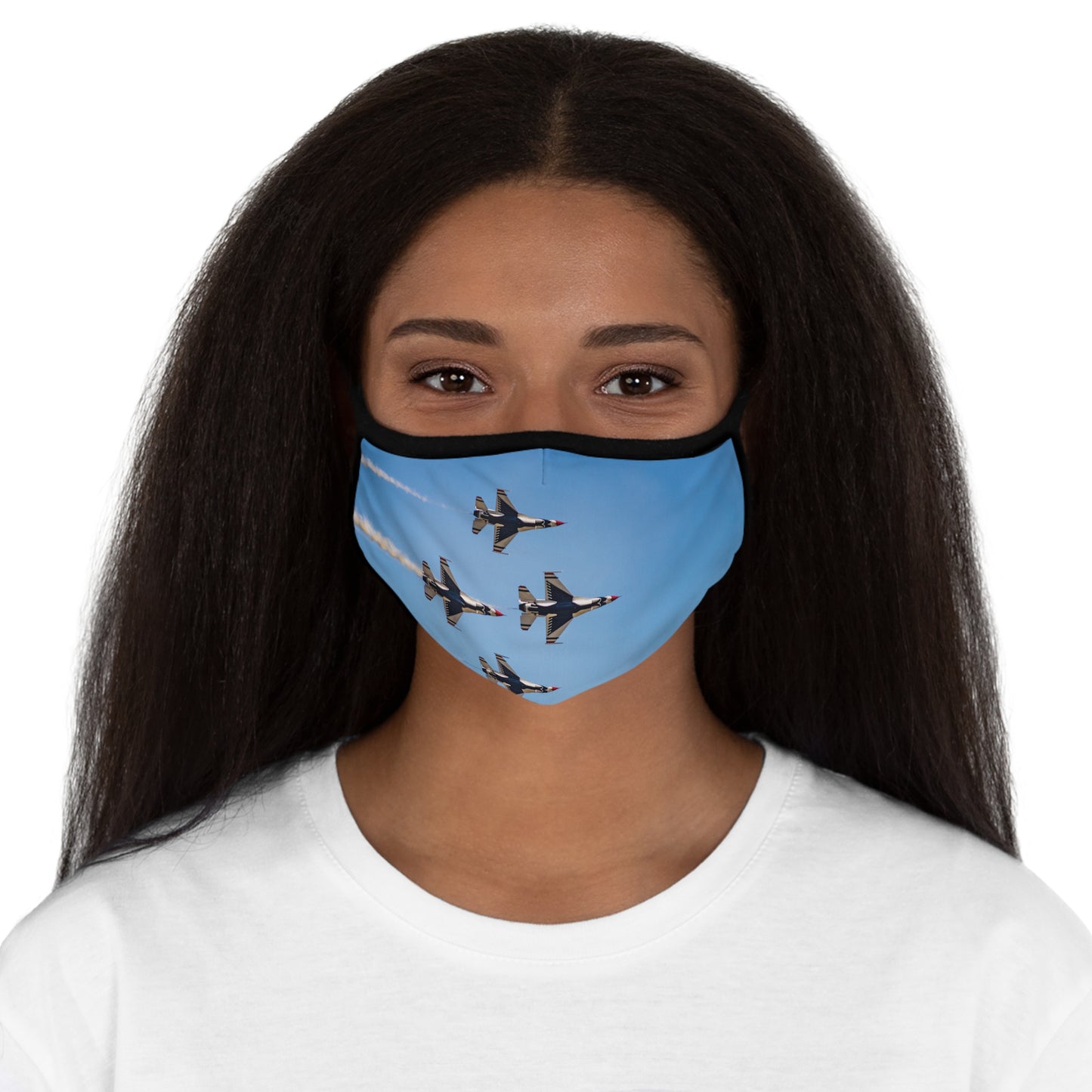 Thunderbirds Fitted Polyester Face Mask