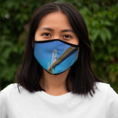 Bay Bridge Fitted Polyester Face Mask