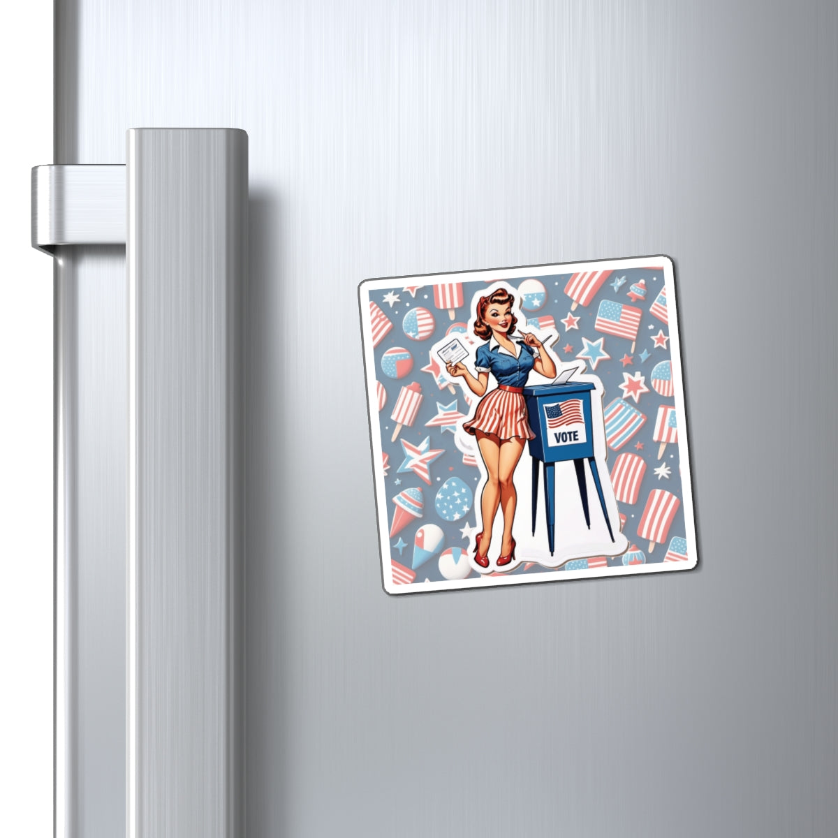 Election Day VII Pin Up Girl Magnet