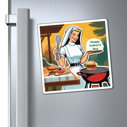 Father's Day II Pin Up Girl Magnet