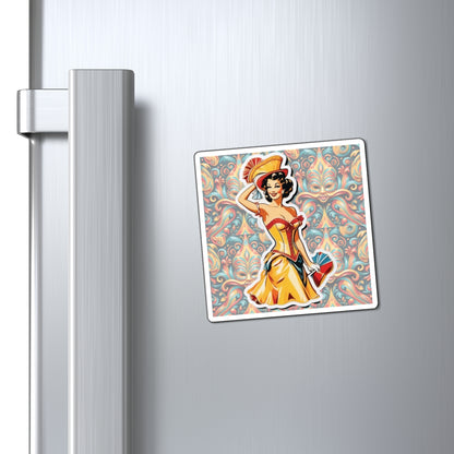 Carnival II Pin Up Girl Magnet