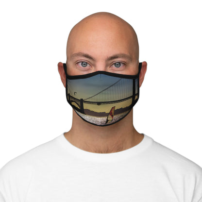 Wind Surfer Fitted Polyester Face Mask