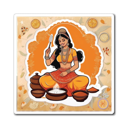 National Herbs and Spices Day Pin Up Girl Magnet