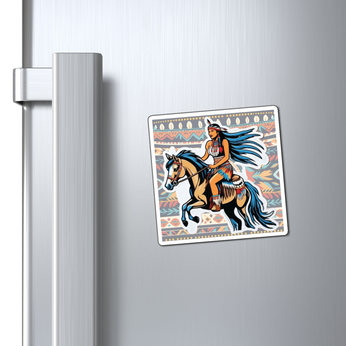 Indigenous Peoples' Day IV Pin Up Girl Magnet