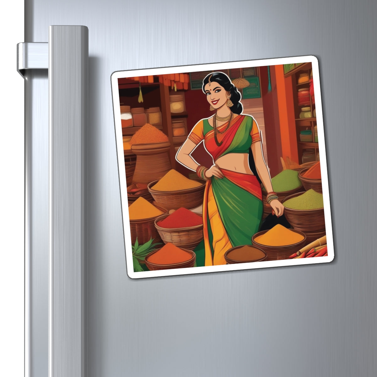 National Herbs and Spices Day II Pin Up Girl Magnet