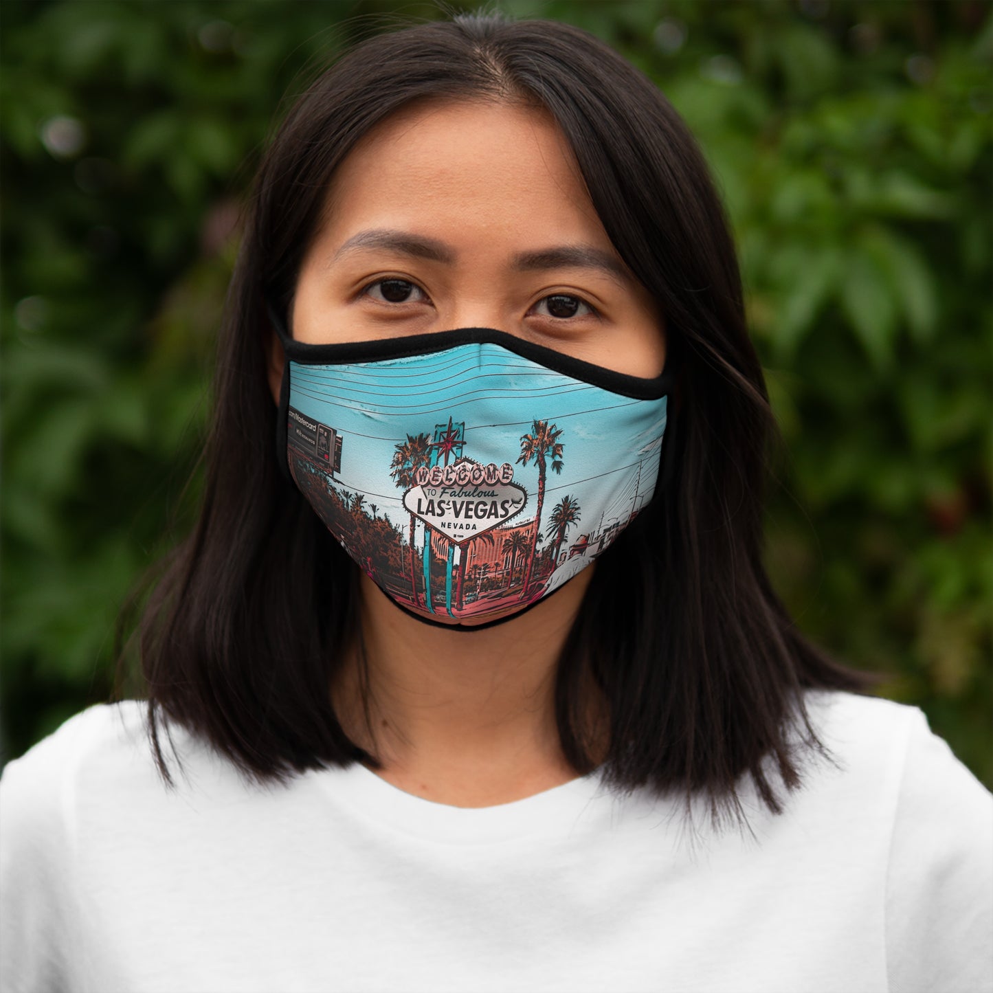 Clark County Fitted Polyester Face Mask