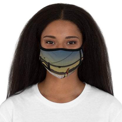 Wind Surfer Fitted Polyester Face Mask