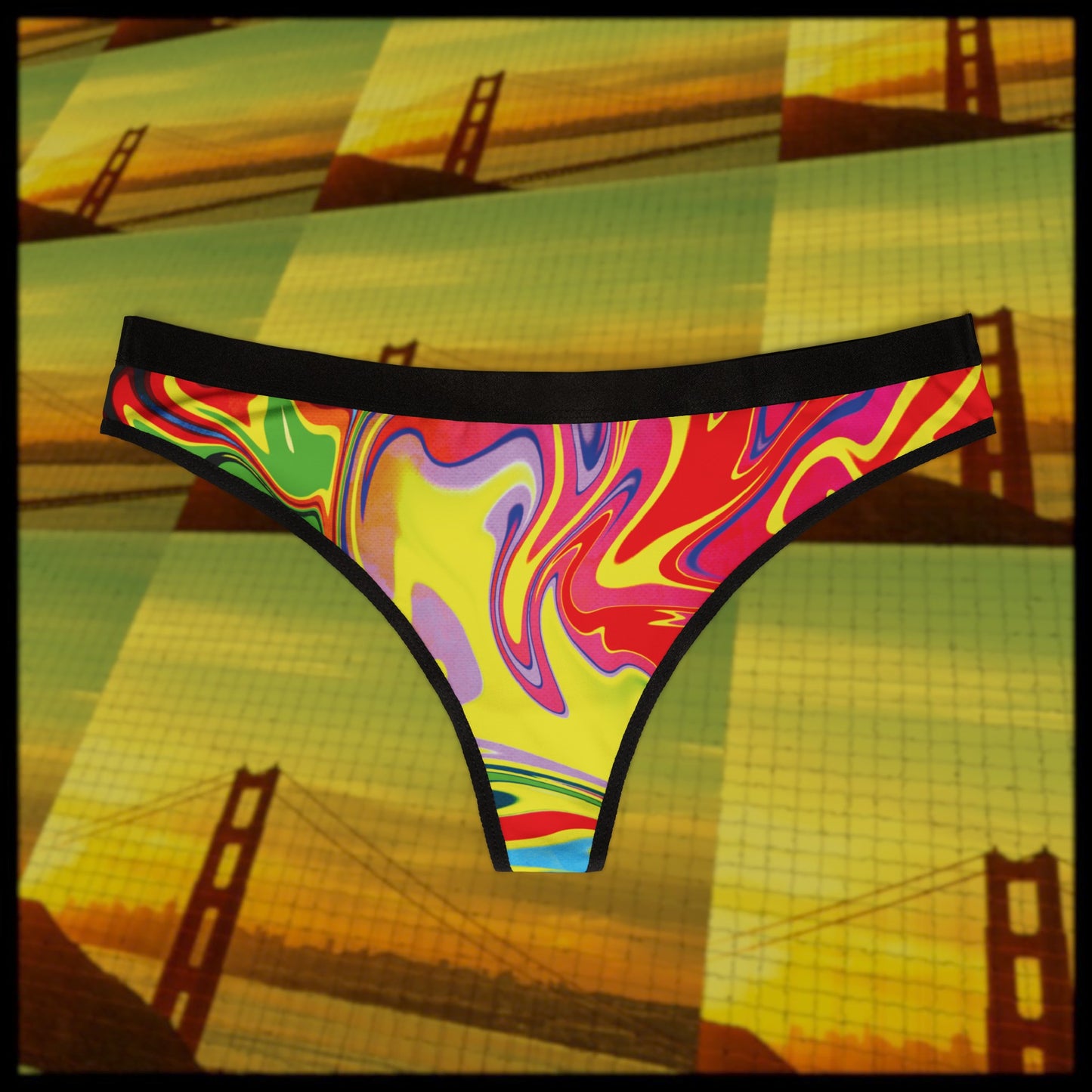 Tie Dye Women's Thong