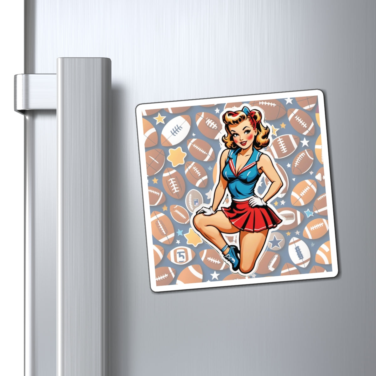 National Cheerleading Day III Pin Up Girl Magnet