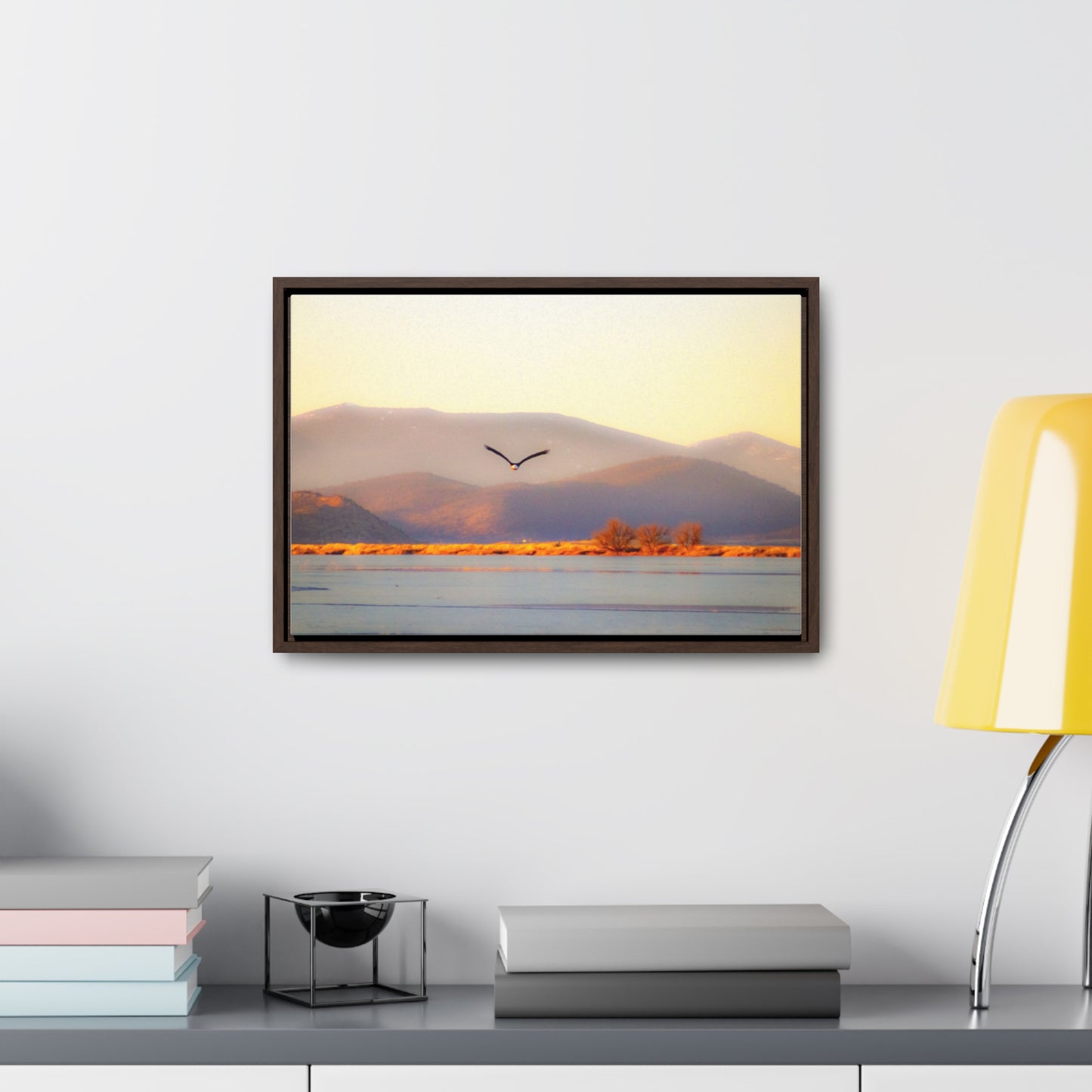 Arts by Dylan: Bald Eagle in Flight II Lower Klamath Canvas