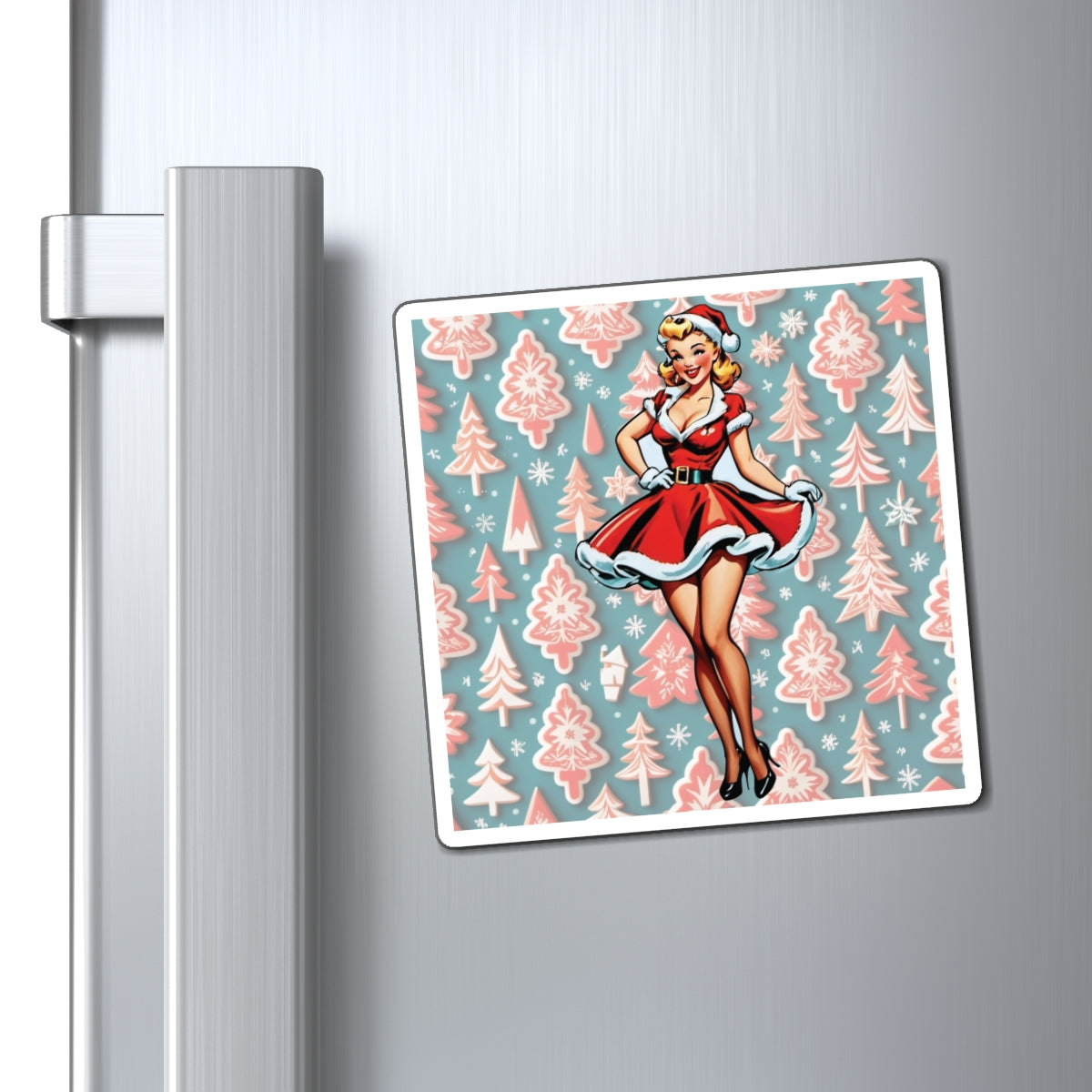 Christmas VI Pin Up Girl Magnet