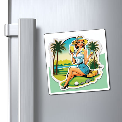 National Arnold Palmer Day Pin Up Girl Magnet