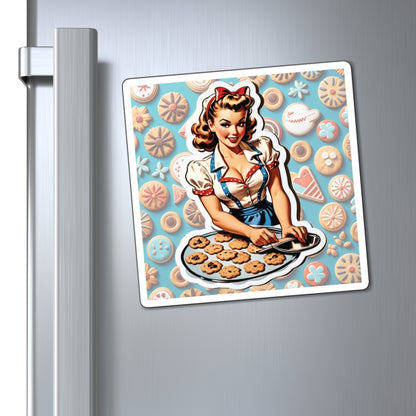 National Baking Cookies Day II Pin Up Girl Magnet